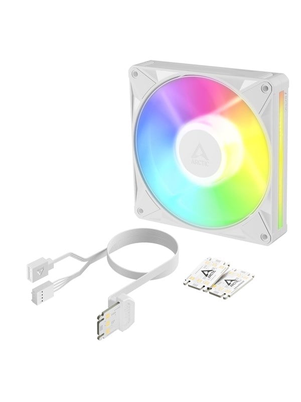 Arctic BioniX P14 A-RGB - Gehuselfter - 140mm - Wei mit RGB LED