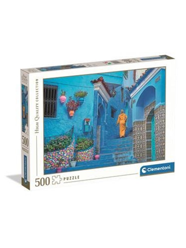 Clementoni Puzzle HQC Blue Street of Chefchaouen 2026 500 pieces 2D Puzzles