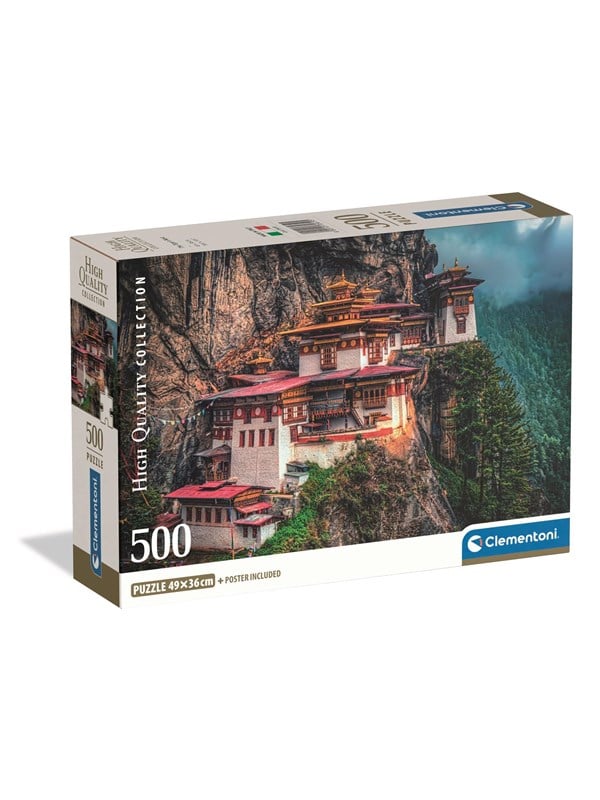 Clementoni Puzzle HQC The Tigers Nest 2026 - Compact 500 pieces 2D Puzzles