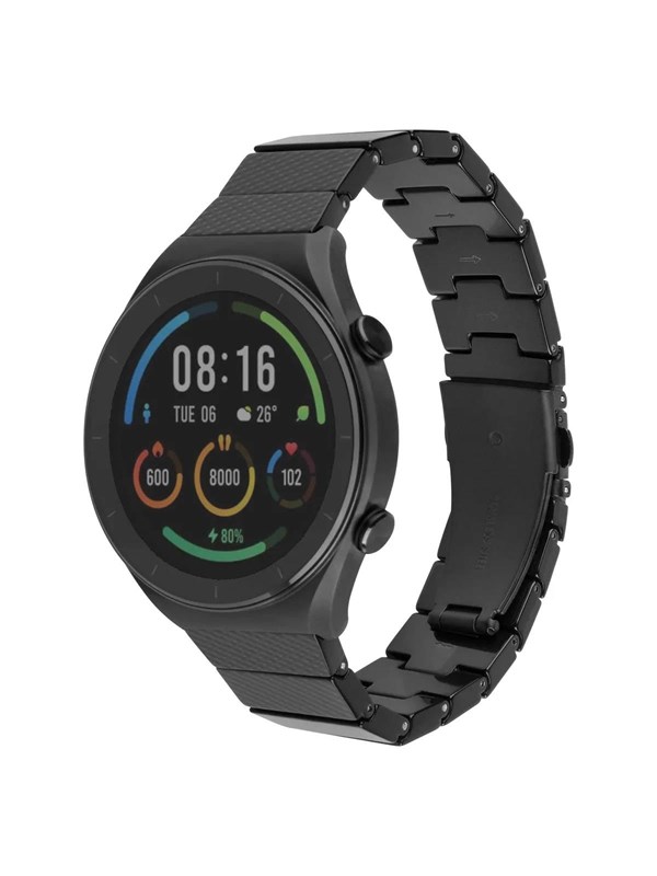 FIXED Resin Strap for 20mm Smartwatch with Quick Release Connector - Carbon Black