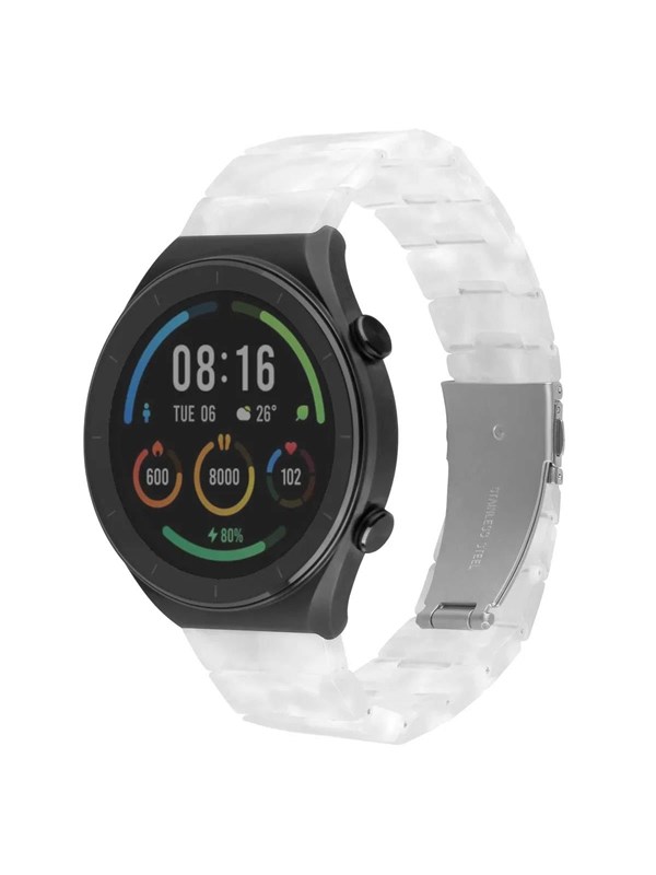 FIXED Resin Strap for 18mm Smartwatch with Quick Release Connector - Cloud White