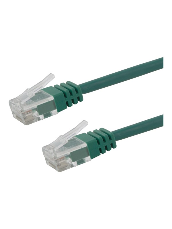 Deltaco patch cable - 1 m - green - Grn