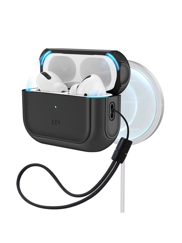 AirPods Pro (2023/2022/2019) Orbit Hybrid Case (HaloLock) - Black - Black
