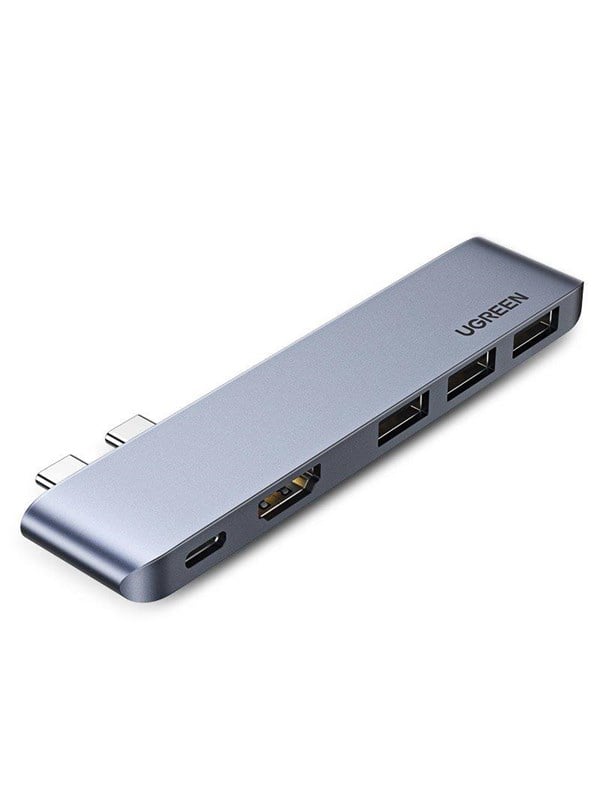 UGREEN 60559 Docking station for MacBook Pro & Air - 2x USB-C / 3x USB-A + HDMI - Grey