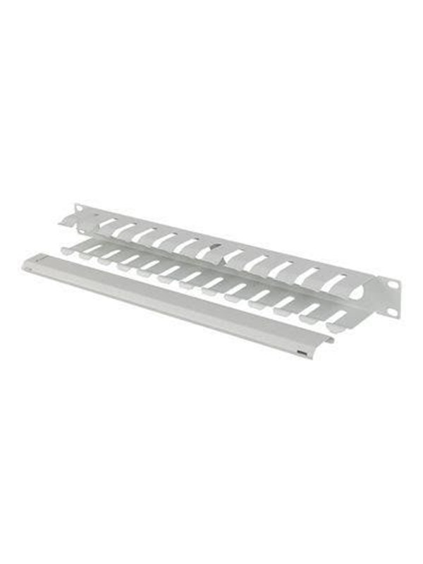 Lanberg - rack cable organiser - metal type A - 1U