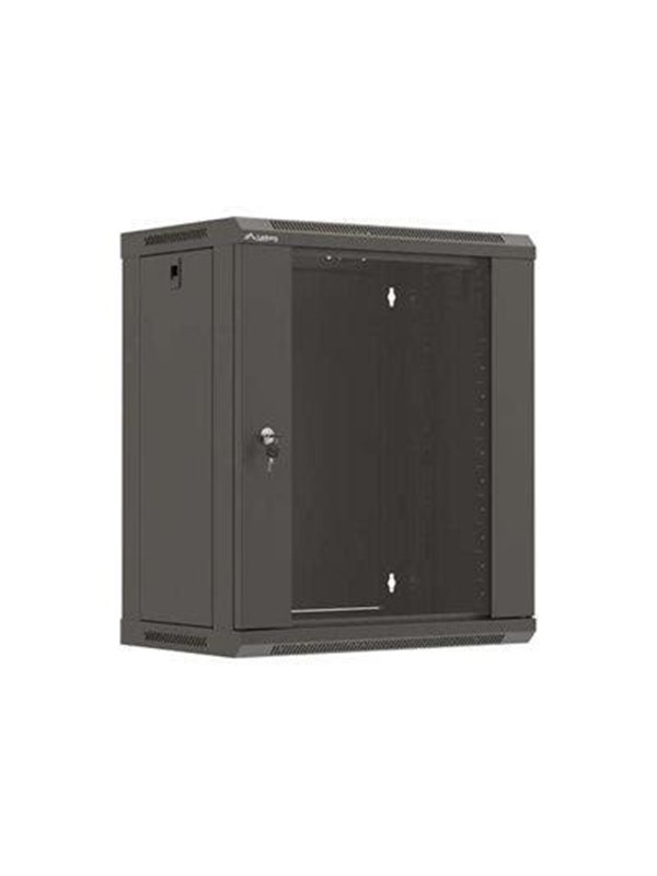 Lanberg WF03 Series - cabinet - 540 x 350 flat pack with glass door - 12U