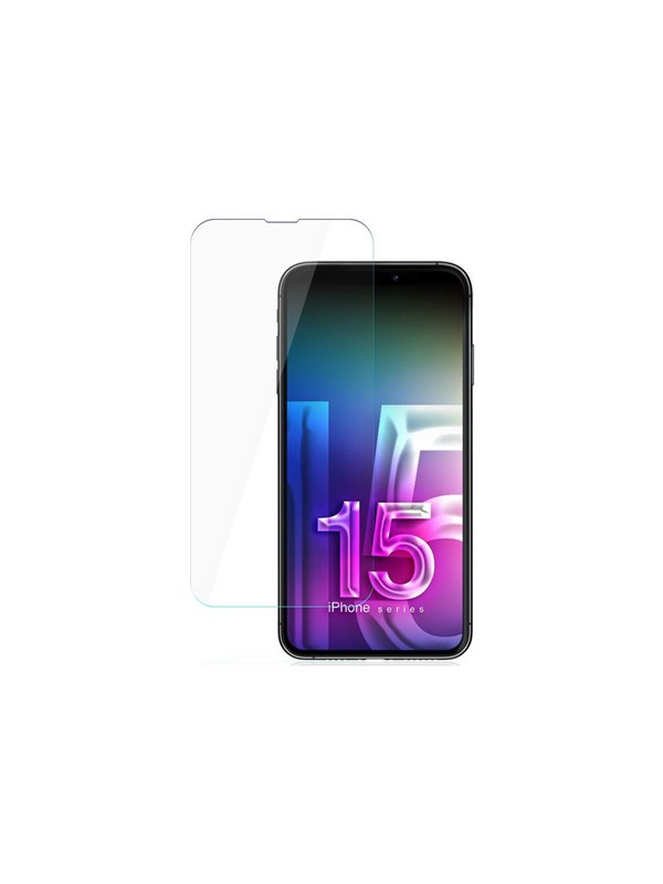3MK FlexibleGlass Displayschutzfolie für Apple iPhone 15 Pro, Flexibles Glas, Vollflächig Klebend