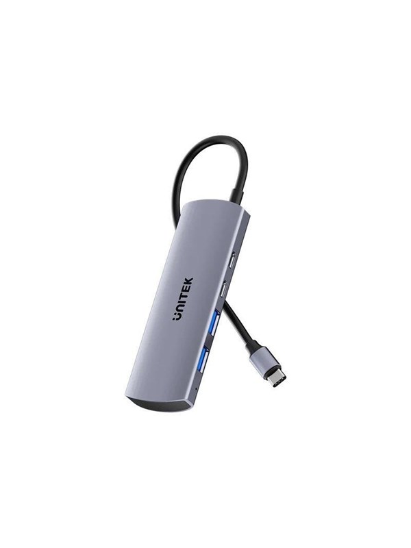 Unitek uHUB Q4 - hub - 4-in-1 10Gbps - 4 ports USB-Hubs - 4 - Grau