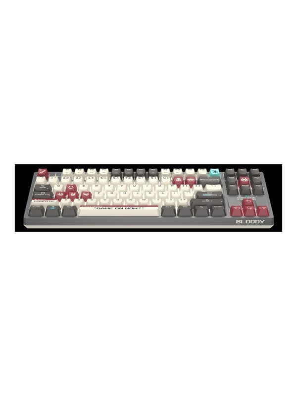 A4Tech Bloody S87 - Gaming Tastatur - Weiss