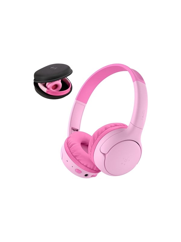 Belkin Belkin SoundForm Mini2 Wireless On-Ear Kopfhörer Kinder, pink