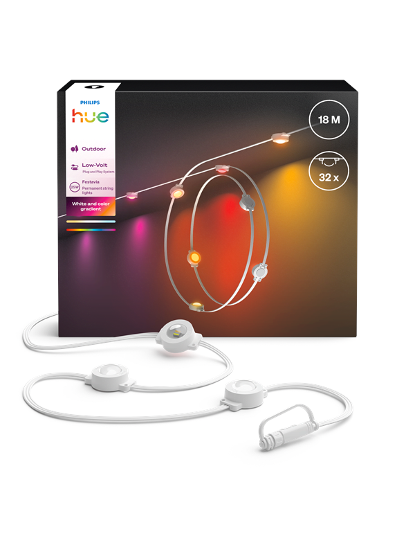 Philips Hue Festavia Permanente Lichterkette 18m