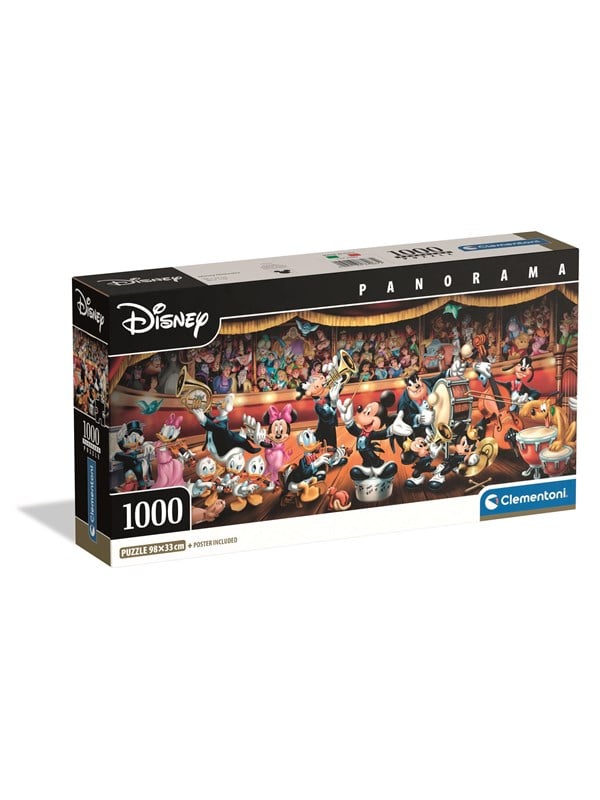 Clementoni Panorama-Puzzle HQC Disney Orchestra 1000-teilig 2D Puzzles
