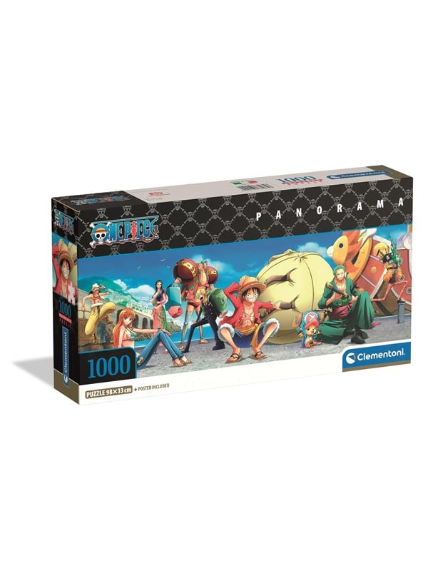Clementoni Puzzle Panorama HQC One Piece 1000 pieces 2D Puzzles