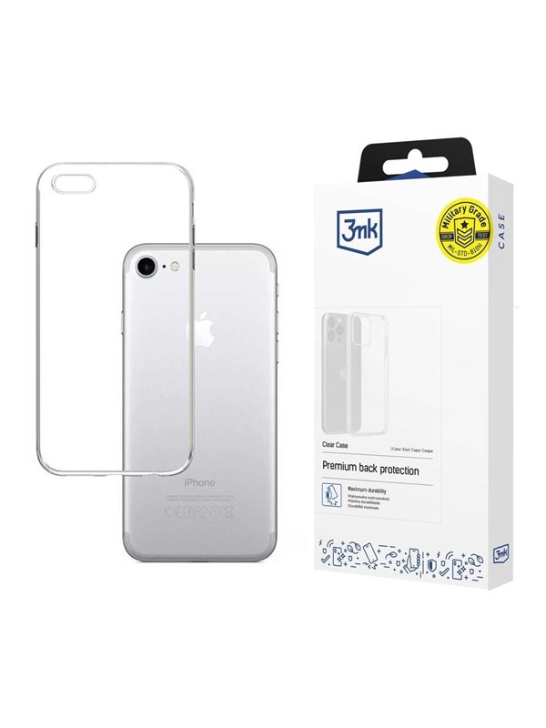 3mk Clear Case for iPhone 7  8  SE 2020  SE 2022 - Transparent