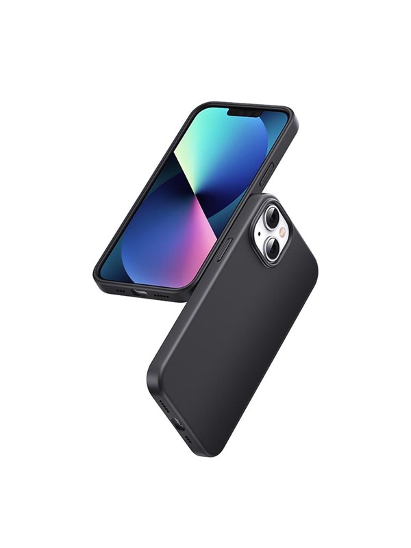 UGREEN LP626 Silky Silicone Protective Case for iPhone 14 Plus - Black