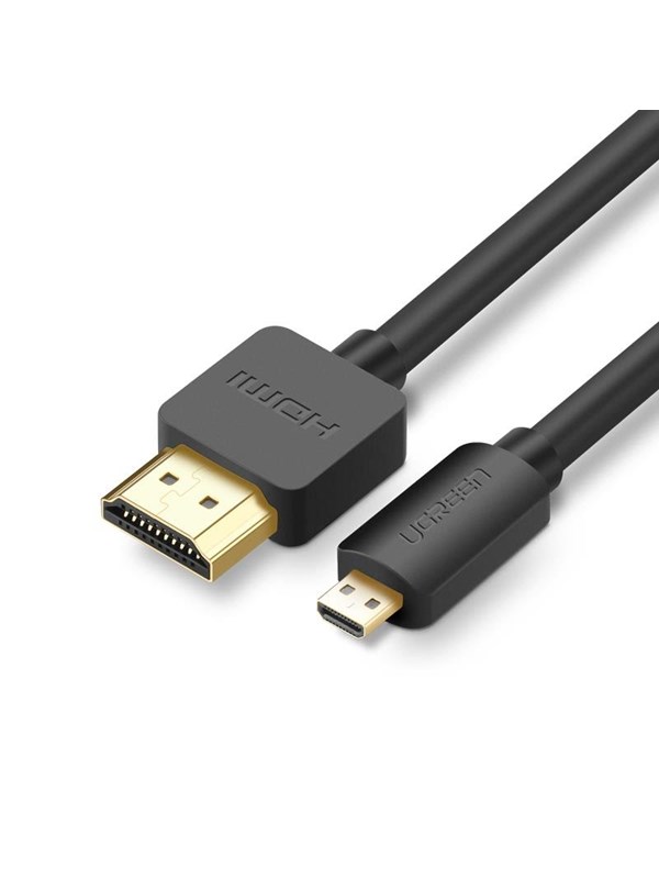 UGREEN HD127 Micro HDMI to HDMI 20 cable 4K 60Hz - 1m - Black