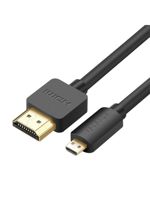 UGREEN 30102 HDMI to micro HDMI Cable HDMI V20 4K 60Hz 30AWG - 15m - Black