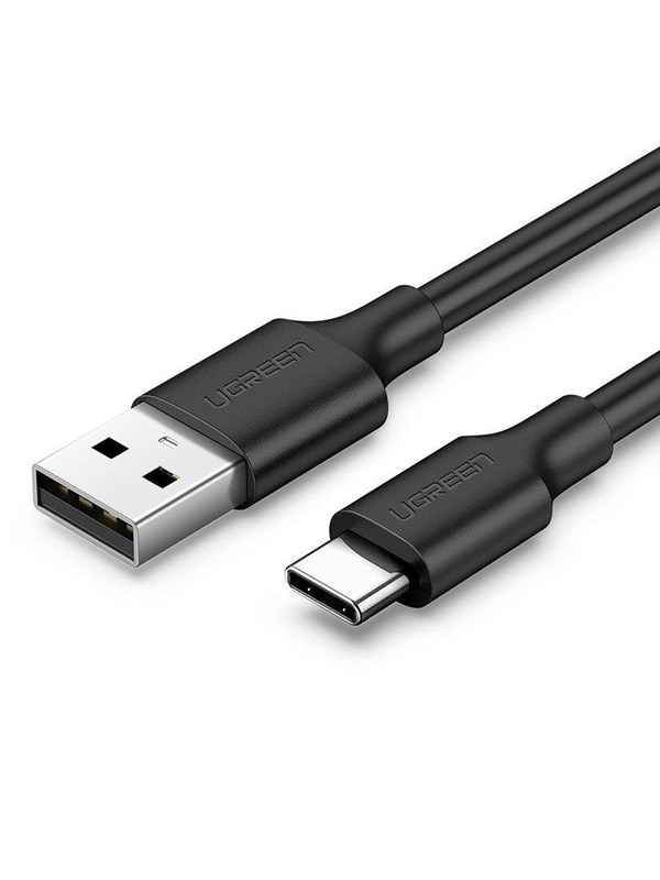 Daten- und Ladekabel USB-A - USB-C UGREEN US287, 18W, 0,5m, Schwarz