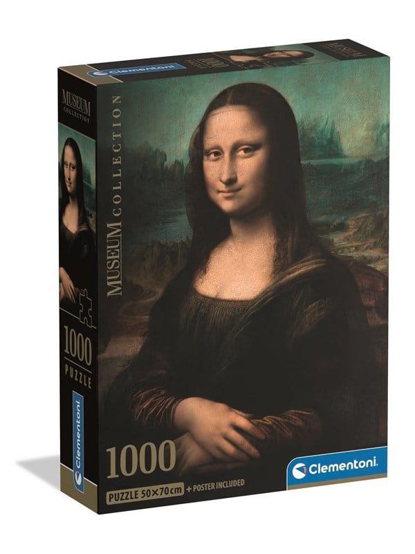 Clementoni Puzzle Leonardo-Gioconda-Museum 1000 Teile 2D Puzzles