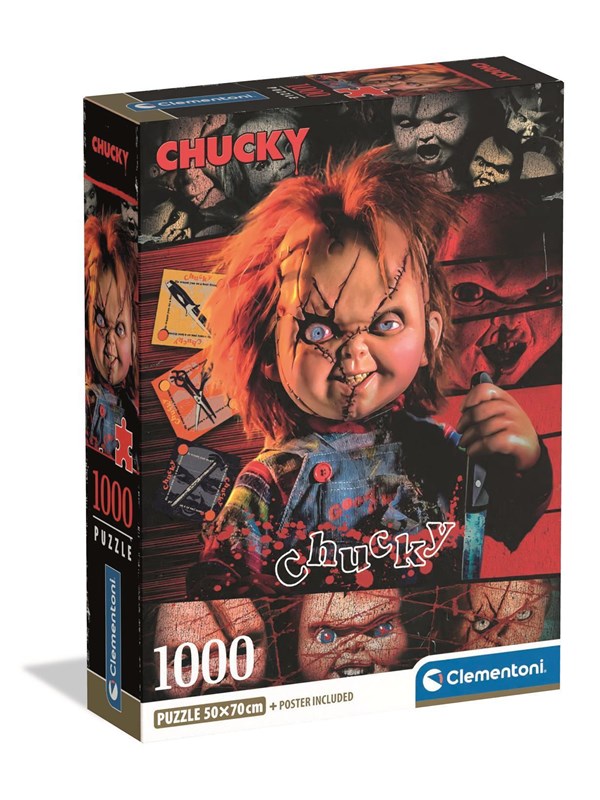 Clementoni Puzzle Chucky-Horror Movies 1000 pieces 2D Puzzles
