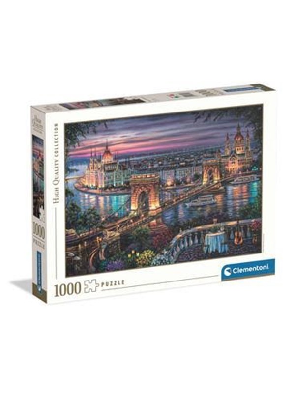 Clementoni Puzzle HQC Lights of the Danube 2026 1000 pieces 2D Puzzles