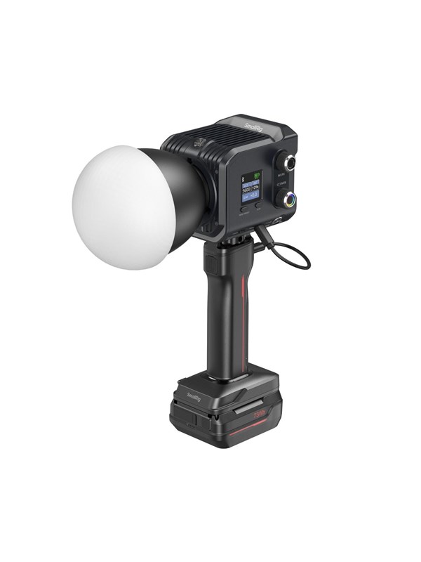 SmallRig 5383 RC 100C COB LED Video Light Kit Ink Blue  With Battery Grip Handle