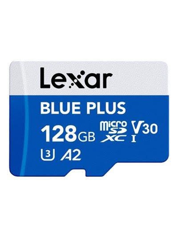 Lexar BLUE PLUS - flash memory card - 128 GB - microSDXC UHS-I