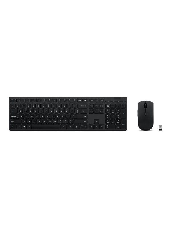 Lenovo Professional - keyboard and mouse set - QWERTY - US English - grey Input Device - Tastatur  Maus Set - Englisch US - Grau