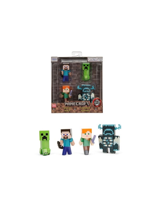 Jada Toys - Minecraft 4er-Pack 25 Figuren