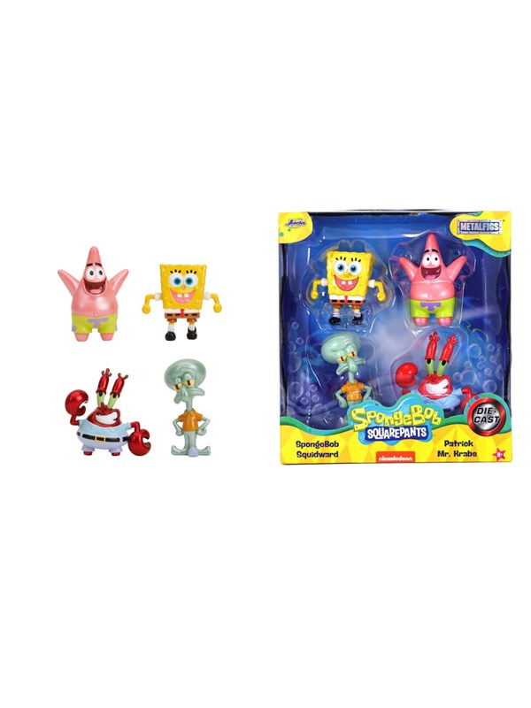Jada Toys - Sponge Bob 4er-Pack Figuren 25