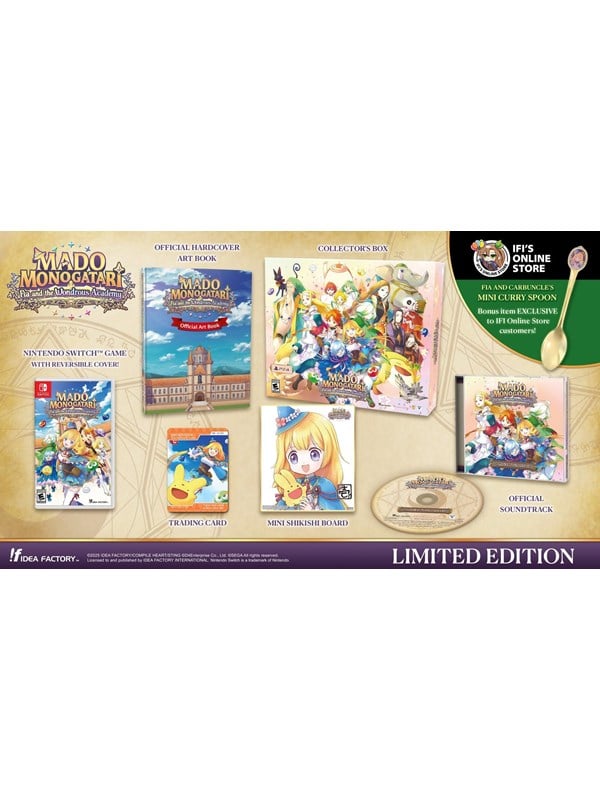 MADO MONOGATARI Fia and the Wondrous Academy Limited Edition - Nintendo Switch - RPG - PEGI 12