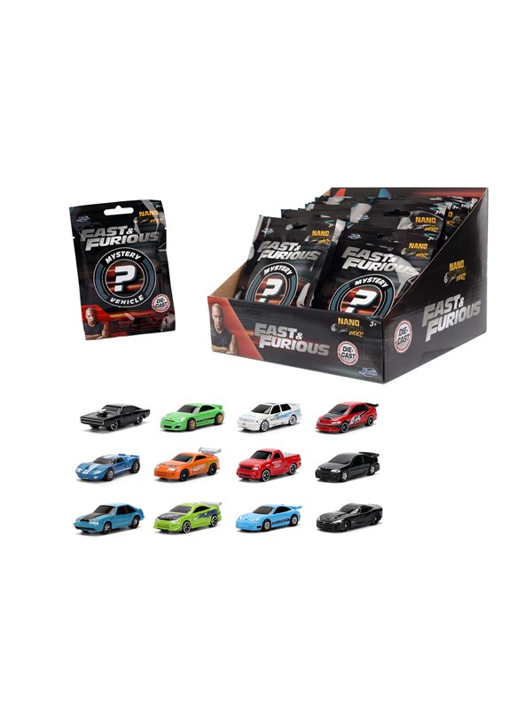 Jada Toys - Fast  Furious Blind Pack Nano-Autos