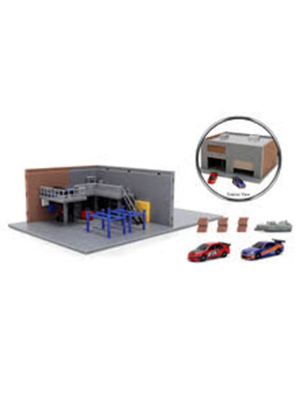 Jada Toys - Fast  Furious Nano Hans Garage Diorama