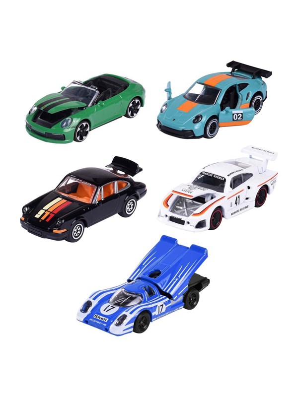 Majorette Porsche 5-teiliges Geschenkset