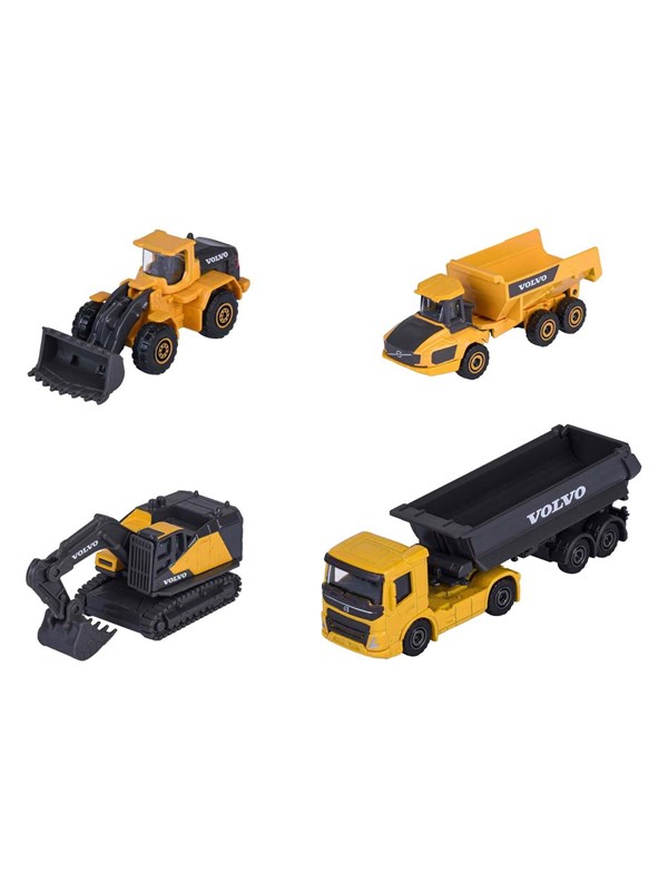 Majorette Volvo Construction 4-teiliges Geschenkpack