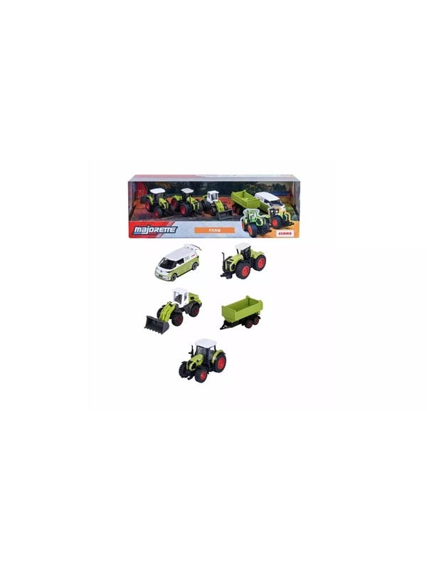 Majorette Claas Farm 5-teiliges Geschenkpack