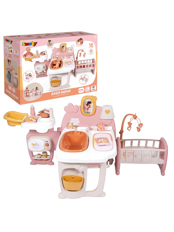 Smoby Baby Nurse groes Puppen-Spielcenter