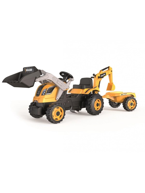 Smoby Builder Max Traktor  Anhnger