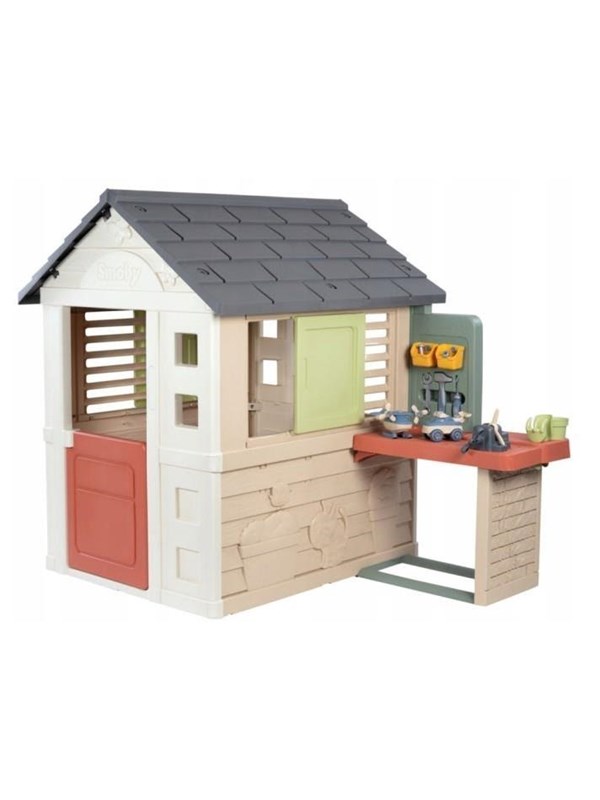Smoby SLife Nature Spielhaus  Werkstatt