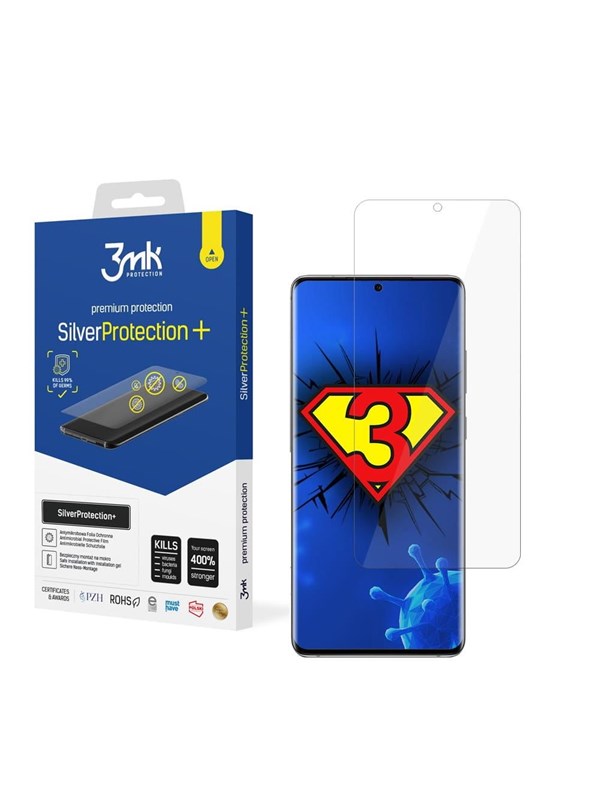 3MK Antimikrobieller Schutzfilm Samsung Galaxy S20 Plus 5G - Silver Protect+