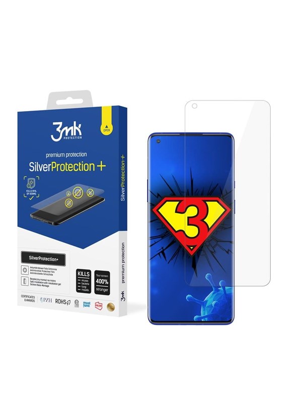 Antimikrobieller Schutzfilm 3MK OnePlus 8 Pro 5G SilverProtection+