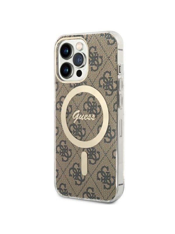 GUESS GUHMP13LH4STW iPhone 13 Pro  13 61 brownbrown hardcase 4G MagSafe
