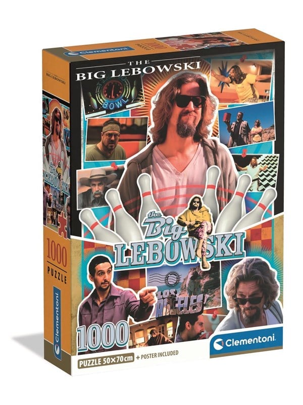 Clementoni Puzzle Compact Cult Movies 2026 - The Big Lebowski 1000 pieces 2D Puzzles