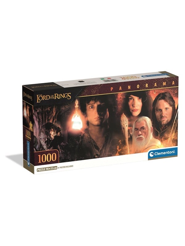 Clementoni Puzzle Panorama The Lord of The Rings 1000 pieces 2D Puzzles