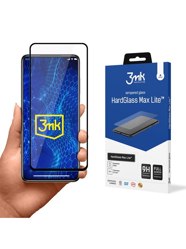 Verstärktes gehärtetes Glas 3MK Xiaomi POCO X3 HardGlass Max Lite™