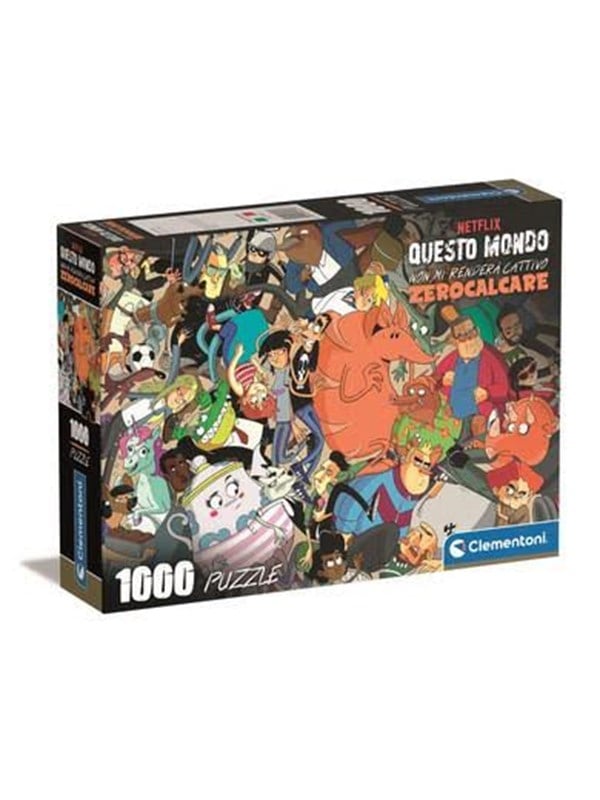 Clementoni Puzzle HQC Zerocalcare 4 1000 pieces 2D Puzzles