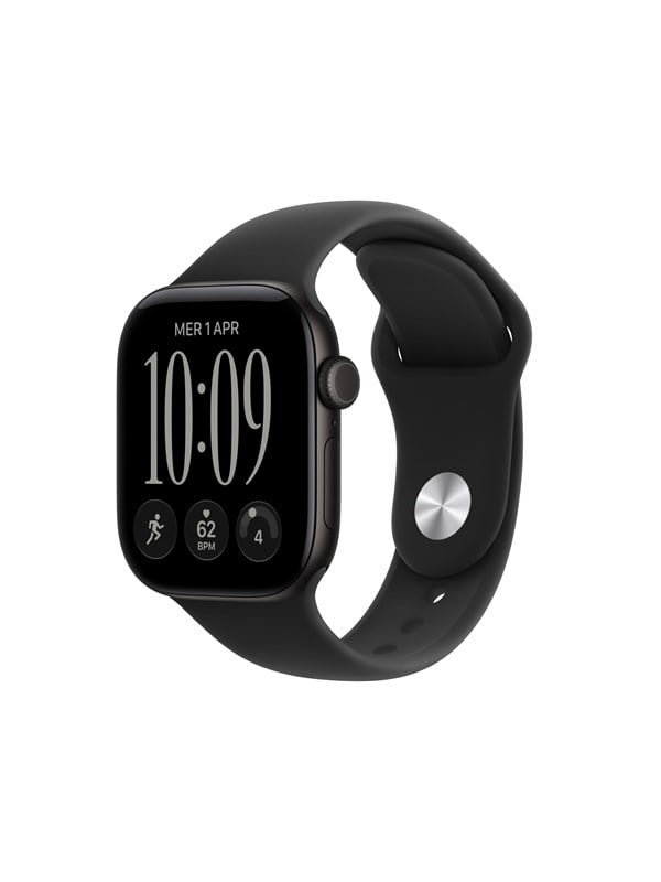 Apple Watch Series 12 GPS  Cellular 42mm Black Aluminium Case with Black Sport Band - ML