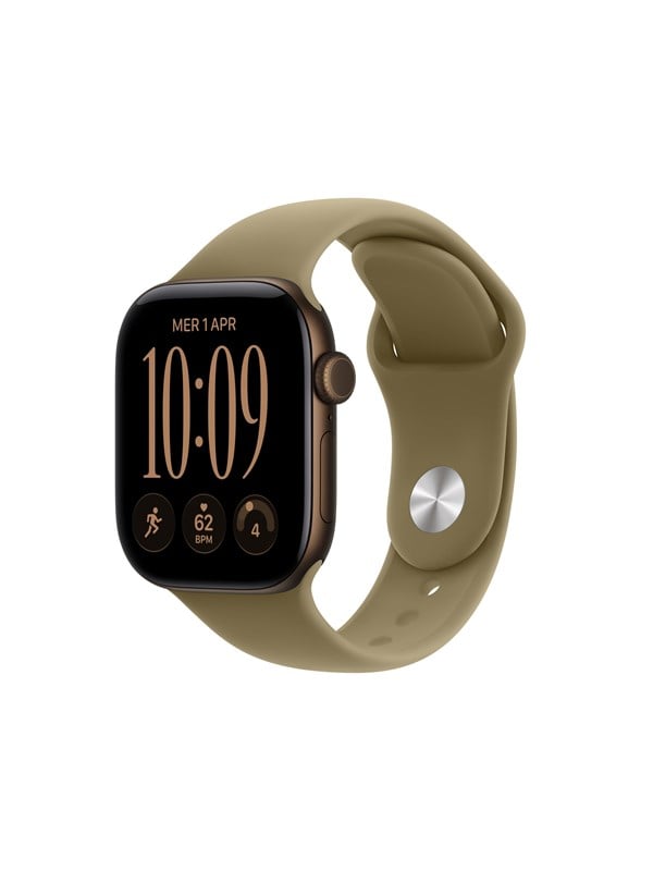 Apple Watch Series 12 GPS  Cellular 42mm Dark Bronze Aluminium Case with Olive Sport Band - SM