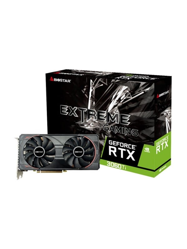 BIOSTAR GeForce RTX 3060 Ti - 8GB GDDR6 RAM - Grafikkarte
