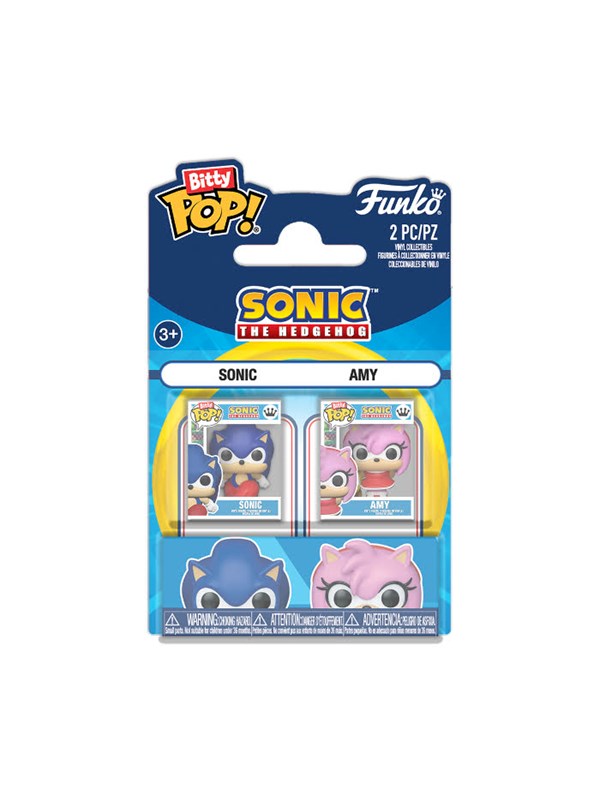 Funko - Funko Bitty POP 2PK Sonic Sonic  Amy Rose